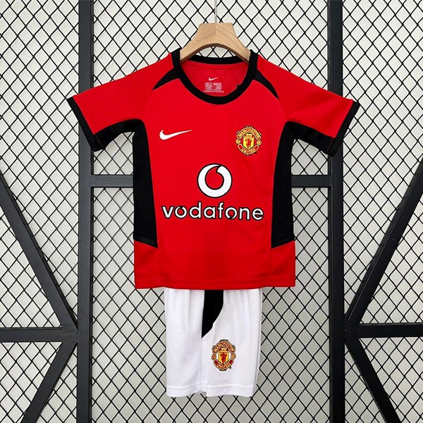 Camiseta Manchester United 1st Niño Retro 2002 2004